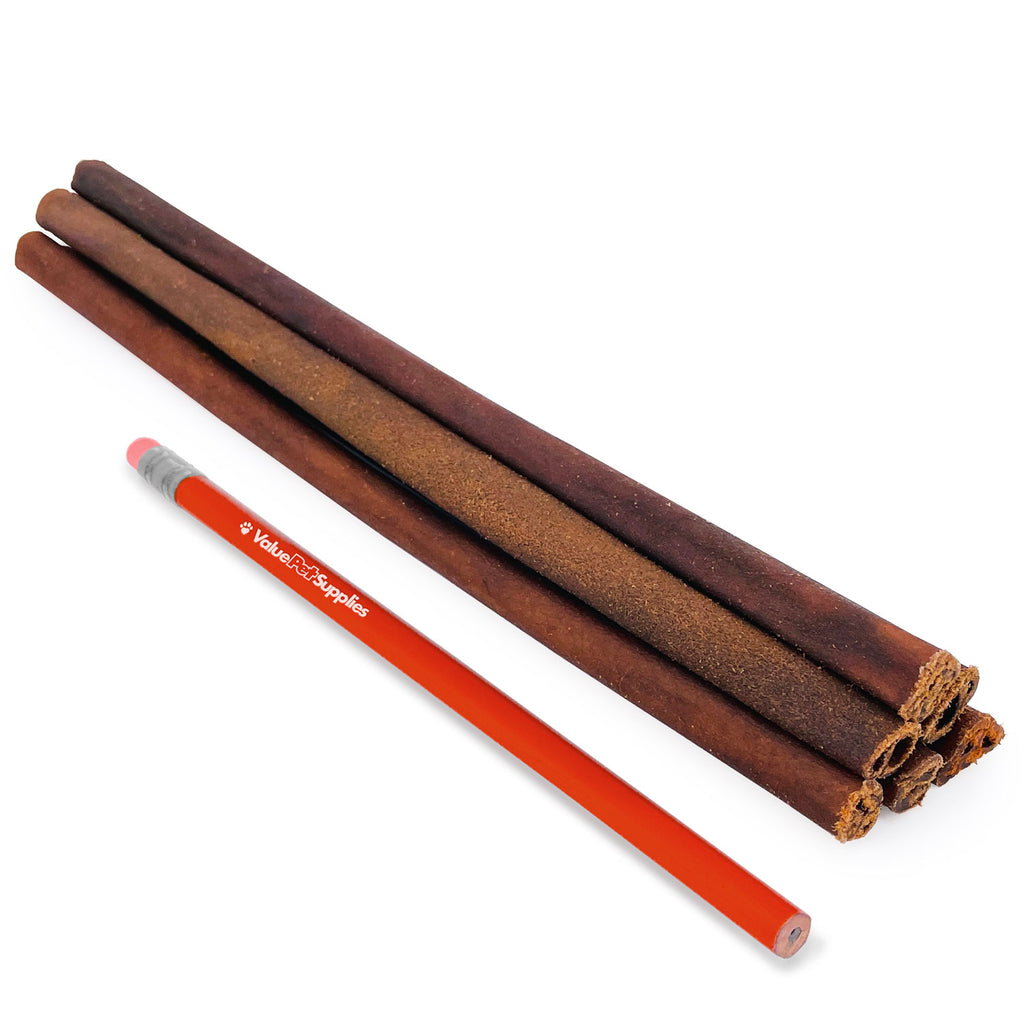 Collagen Sticks, Long Lasting Beef Small Dog Chews , Healthy & Safe, Thin 12 Inch, 50 Count - Single Ingredient, Rawhide-Free, Natural Dog Chews, Healthy for Hips, Joints, Skin & Coat