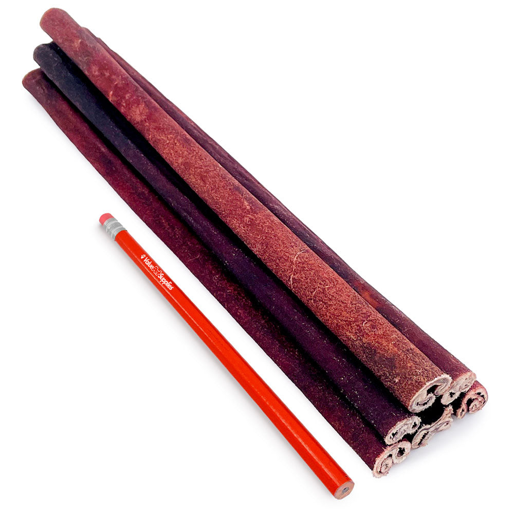 Collagen Sticks, Long Lasting Beef Dog Chews, Healthy & Safe, Medium 12 Inch, 10 Count - Single Ingredient, Rawhide-Free, Natural Dog Chews, Healthy for Hips, Joints, Skin & Coat