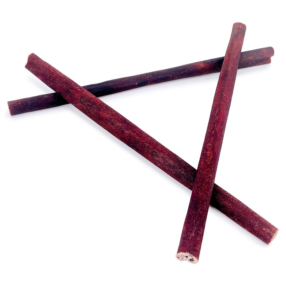 Collagen Sticks, Long Lasting Beef Dog Chews, Healthy & Safe, Medium 12 Inch, 10 Count - Single Ingredient, Rawhide-Free, Natural Dog Chews, Healthy for Hips, Joints, Skin & Coat