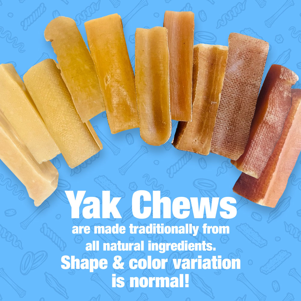 Himalayan Yak Cheese Dog Chews, Extra Extra Large, 25 ct BULK PACK - Long-Lasting for Aggressive Chewers, All Natural, Healthy & Safe, Low Odor Nepal Yak Milk Chews